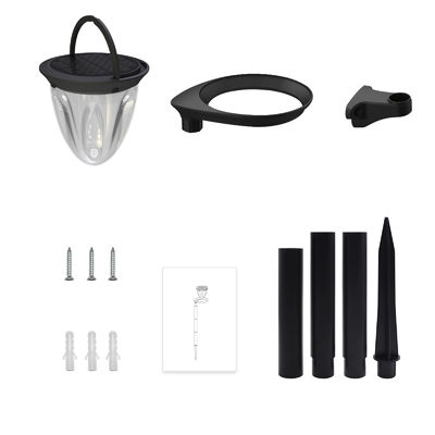 500lm 2200mAh Portable LED Solar Light Outdoor 3000K 11hrs Working