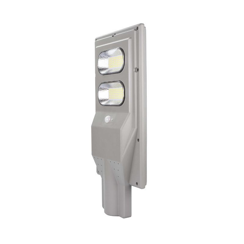 600lm 10AH All In One Solar Street Light , 6500K Solar Panel Road Light